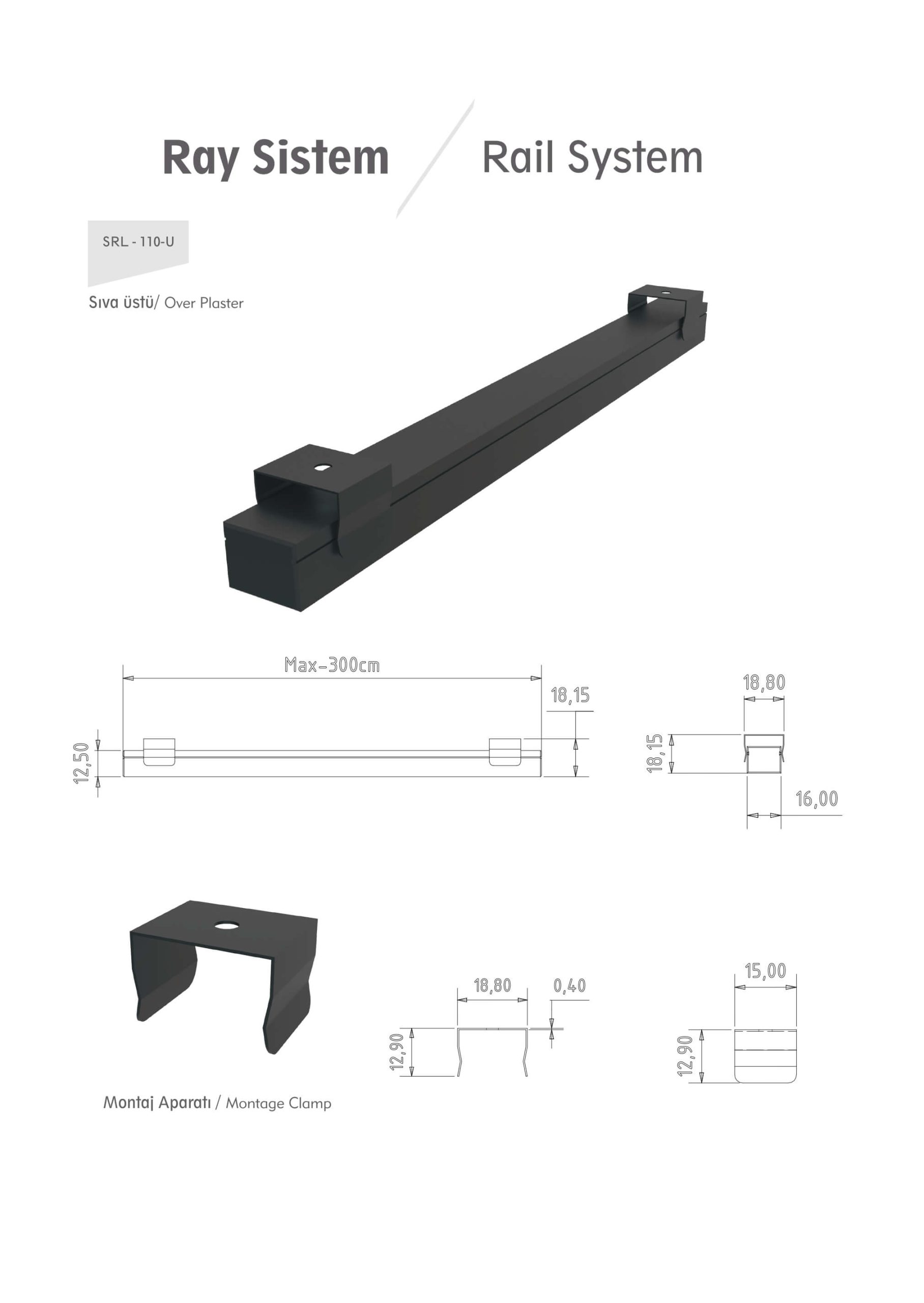 SRL-110-U Teknik Çizim